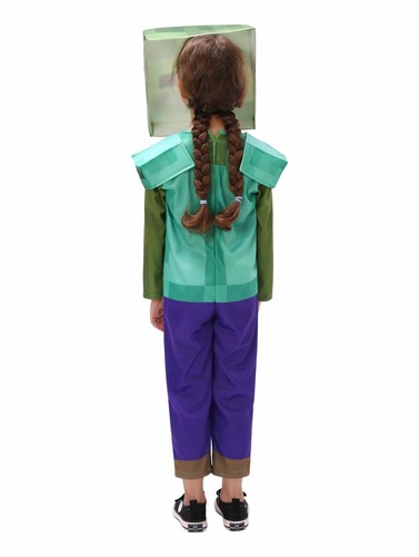 Disfraz clásico de Halloween de Minecraft Zombie para niños * - Imagen 6 de 10