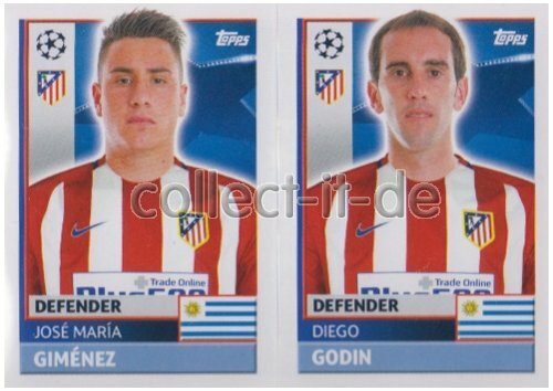 TOPPS Champions League 2016/17 Sticker Atletico Madrid - Mannschaft aussuchen - Bild 6 von 11