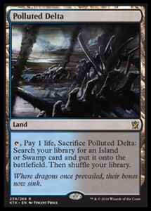Polluted Delta - Foil x1 - Khans of Tarkir - NM-Mint, English - Khans of Tarkir