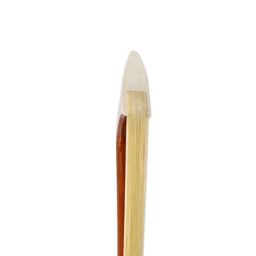 Pernambuco Wood 3/4 Upright Bass Bow Natural House Hair Circle Inlay - Picture 7 of 7