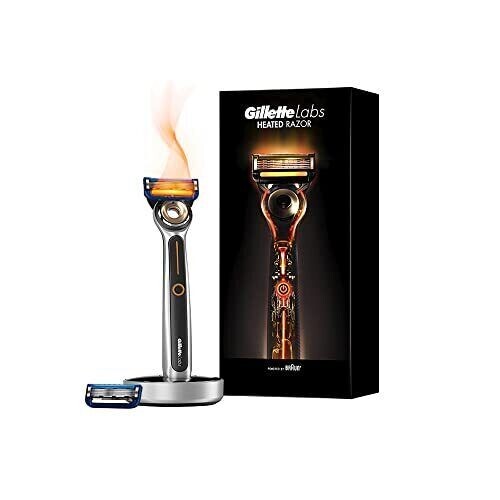 Gillette Labs Heated Laser Shaving Razor 2 Piece Assortment Black - Picture 5 of 9