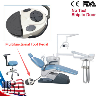 Compensate Wider Dental Unit Chair Computer Control PU Leather+Stool TJ2688-A1