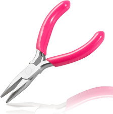 Mini Long Nose Pliers - 3 Inch Chain Nose Pliers for Jewelry Making, Bending, Cl