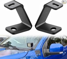 Hood Light Mount Brackets, Ditch Light Brackets Front A-Pillar LED Pods Mounts L