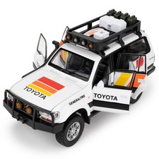Toy Car for 1:24 Land Cruiser LC80 Model Car, Pull Back Diecast Collectible C...