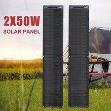 100W Flexibel Solarpanel Solarmodul Mono Waterproof Für Wohnmobil Camping …