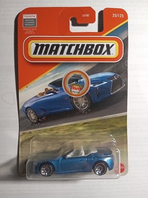 Matchbox 2021 Lexus LC500 Diecast Cars  1/64th Scale Carded Blue MBX Miniature 