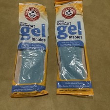 Arm Hammer Unisex Comfort Gel Insoles X2 MEN 7-13/ WOMAN 5-10: BRAND NEW