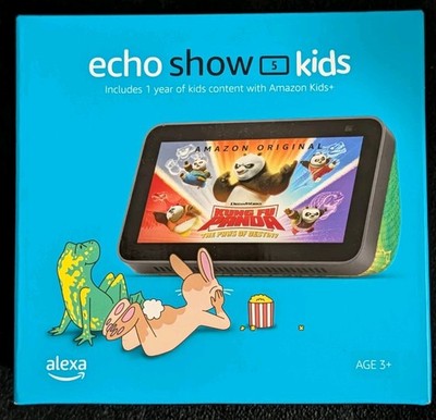 Amazon Echo Show 5 Kids - Chameleon - Smart Display with Alexa - NEW SEALED
