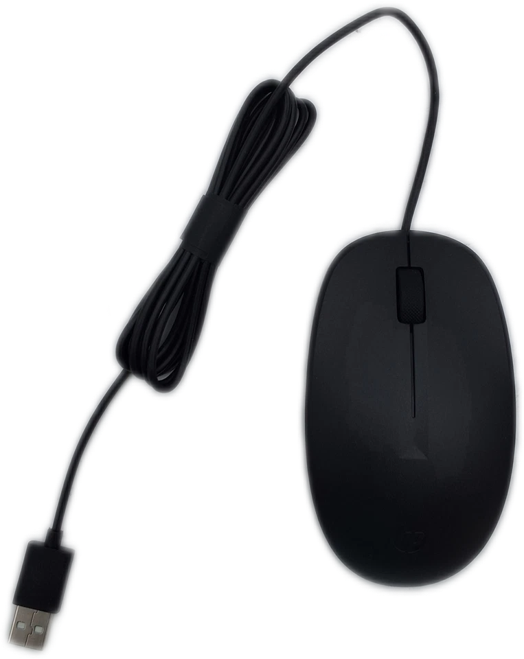 HP 225 Wired Keyboard & Mouse Combo Black Quiet Keys 1600 DPI - Image 4 of 4