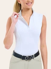 R.J. Classics Laney Sleeveless Ladies Show Shirt - Horseshoes