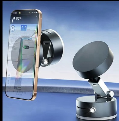 360 Vacuum Strong Magnetic Phone Holder Suction Cup Car Stand Double-sided