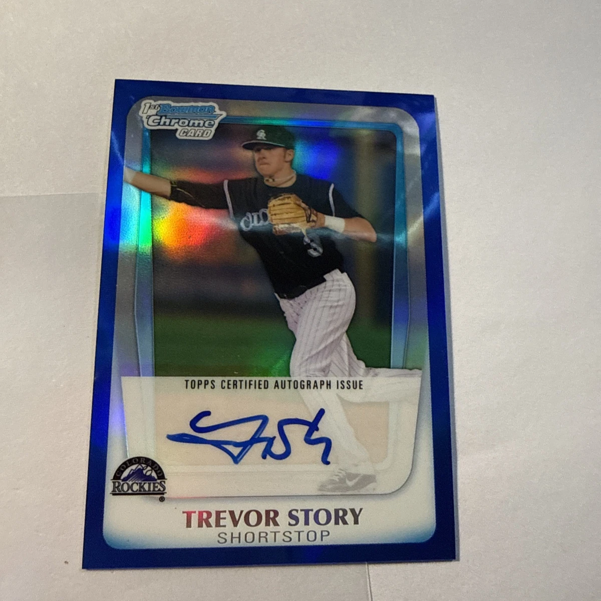 Trevor Story Baseball Serial Numbered Sports Trading Cards 