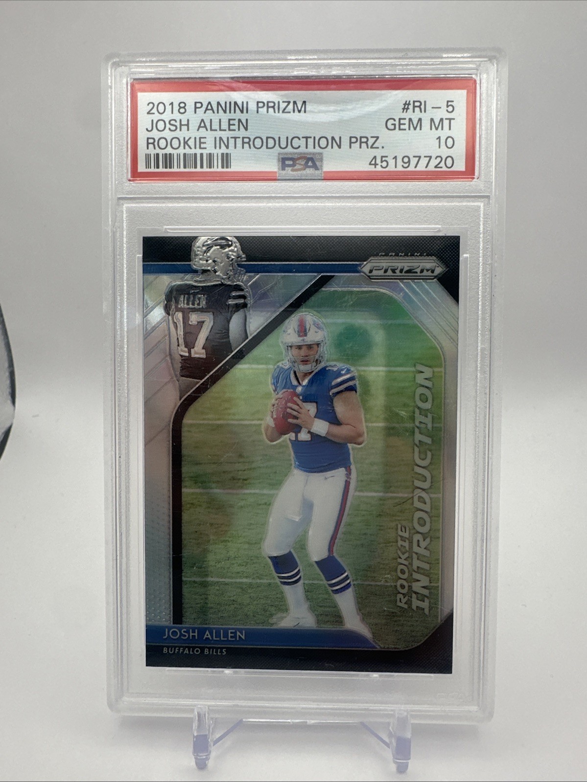 Josh Allen Panini Prizm Rookie Introduction #RI5 Base