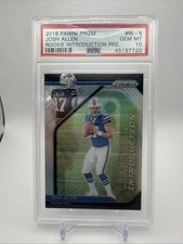 2018 Panini Prizm Rookie Introduction Josh Allen #RI-5 Silver Prizm (RC) PSA 10
