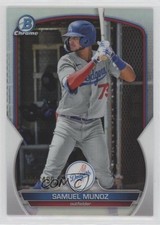 2023 Bowman Chrome Prospects Refractor 424/499 Samuel Munoz #BCP-80 0ww7