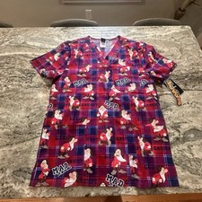 Grumpy Cherokee Scrubs Disney Tooniforms Mens V Neck Top TF740 GUSK Small