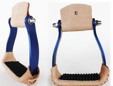 Horse Saddle Barrel Racing Aluminum 5" Wide Western Stirrups 5175