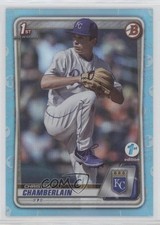 2020 Bowman Draft 1st Edition Sky Blue Foil Christian Chamberlain #BD-84 0k3t
