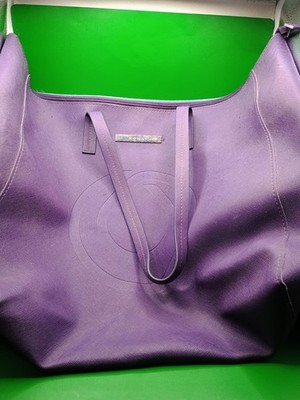 Monat Purple Large Leather Tote