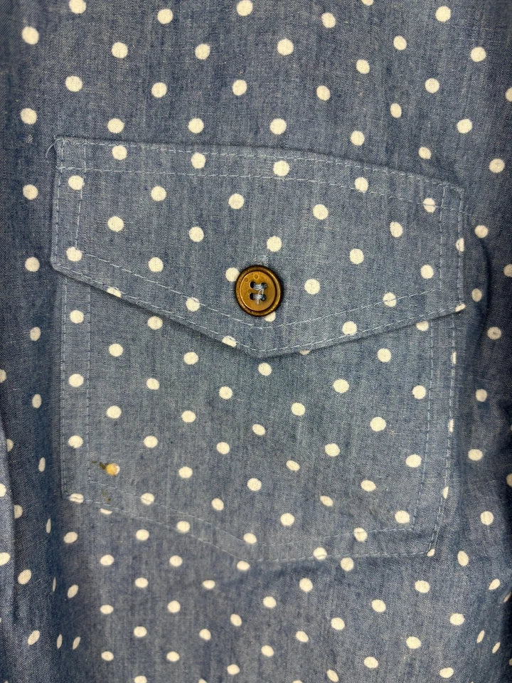 BONGO NOVO Cropped Roll Tab Slv Blusa Júnior 3X Renda Bolinhas Camponesa - Imagem 4 de 4