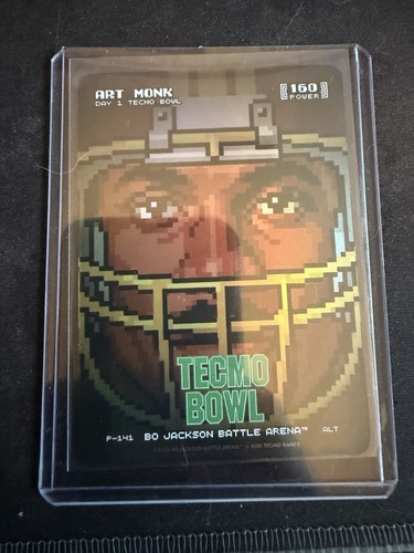 Bo Jackson Battle Arena Tecmo Bowl Art Monk Day 1 Alt Art Promo P-141 160 Power