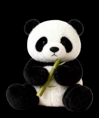 Medium Panda Stuffed Animal Plush Toy, Black White, Washable, 14-24 in