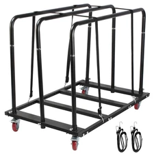 Folding Table Cart,Panel Cart with Wheels,1800LBS Heavy Duty Planer cart