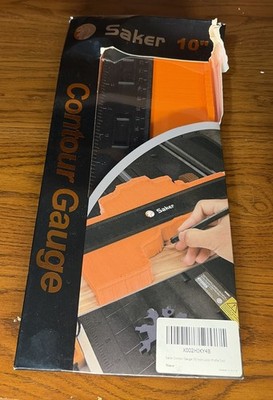 Saker Contour Gauge (10 Inch Lock) Profile Tool- Adjustable Lock-Precisely NEW