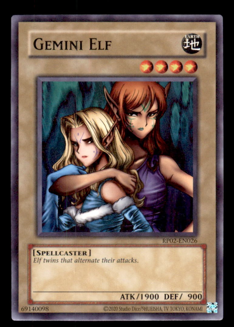 Yugioh! - Gemini Elf - RP02-EN026 - Unlimited (2020 Date) NM | eBay