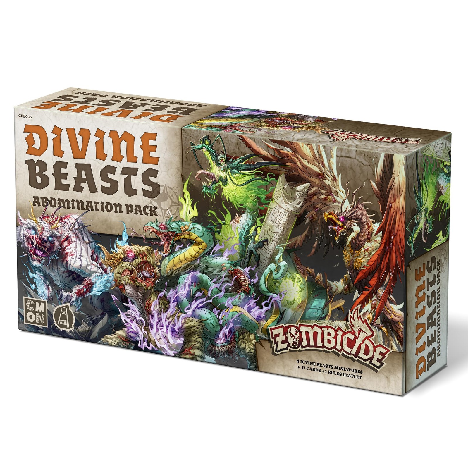 CMON   Zombicide: White Death Expansion: Divine Beasts   Board Game Expansion