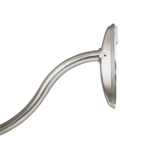   Twist  Fit  No Tools Curved Rust-Resistant Painted Steel Tension Shower