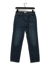 Hush Women's Jeans UK 8 Blue Cotton with Elastane Straight