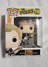 Funko Pop! Rocks: The Police - Sting Vinyl Figure #118. New