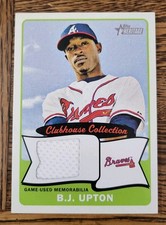 2014 Topps Heritage Clubhouse Collection Relics #CCR-BU B.J. Upton   Braves