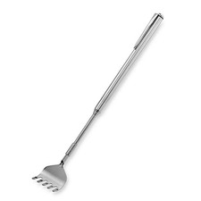 6 inch Stainless Steel Telescopic Back Scratcher Claw Massager for back