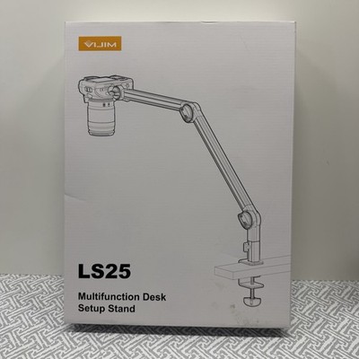 Ulanzi VIJIM LS25 Desk Setup Stand Camera Mic Boom Arm Overhead Mount CIB O-Box