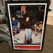 Eve 6 It’s All In Your Head 11x17” Tour Promo Poster 2003 Never Displayed ￼