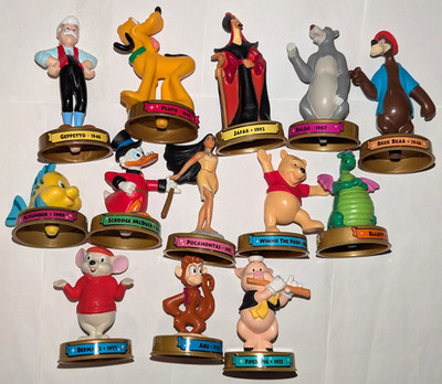 McDonalds Disney 100 Years of Magic Happy Meal Toy Lot | 2002 Poohbear Pluto +