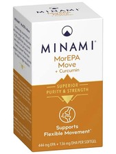Minami MorEPA Move Plus – Omega-3 & Curcumin Meriva® – 60 Softgels