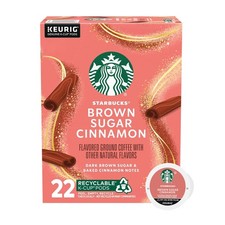 Starbucks K-Cup Coffee Pods, Flavored Hot or Iced 22 Count Pack of 1