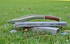 Custom Handmade Carbon Steel Blade Gurkha Working Kukri | Hunting Knife Camping