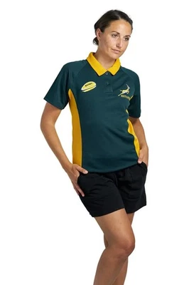 Ladies Rugby South Africa Half Sleeve T-Shirt | Button down Collar Style - Image 1 of 4