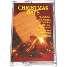 Christmas Days Cassette Tape 1992 Holiday Music PLAY TESTED