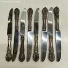 (Z) Reed & Barton Francis I Sterling Handles 9 Inches Dinner Knives 615 Grams