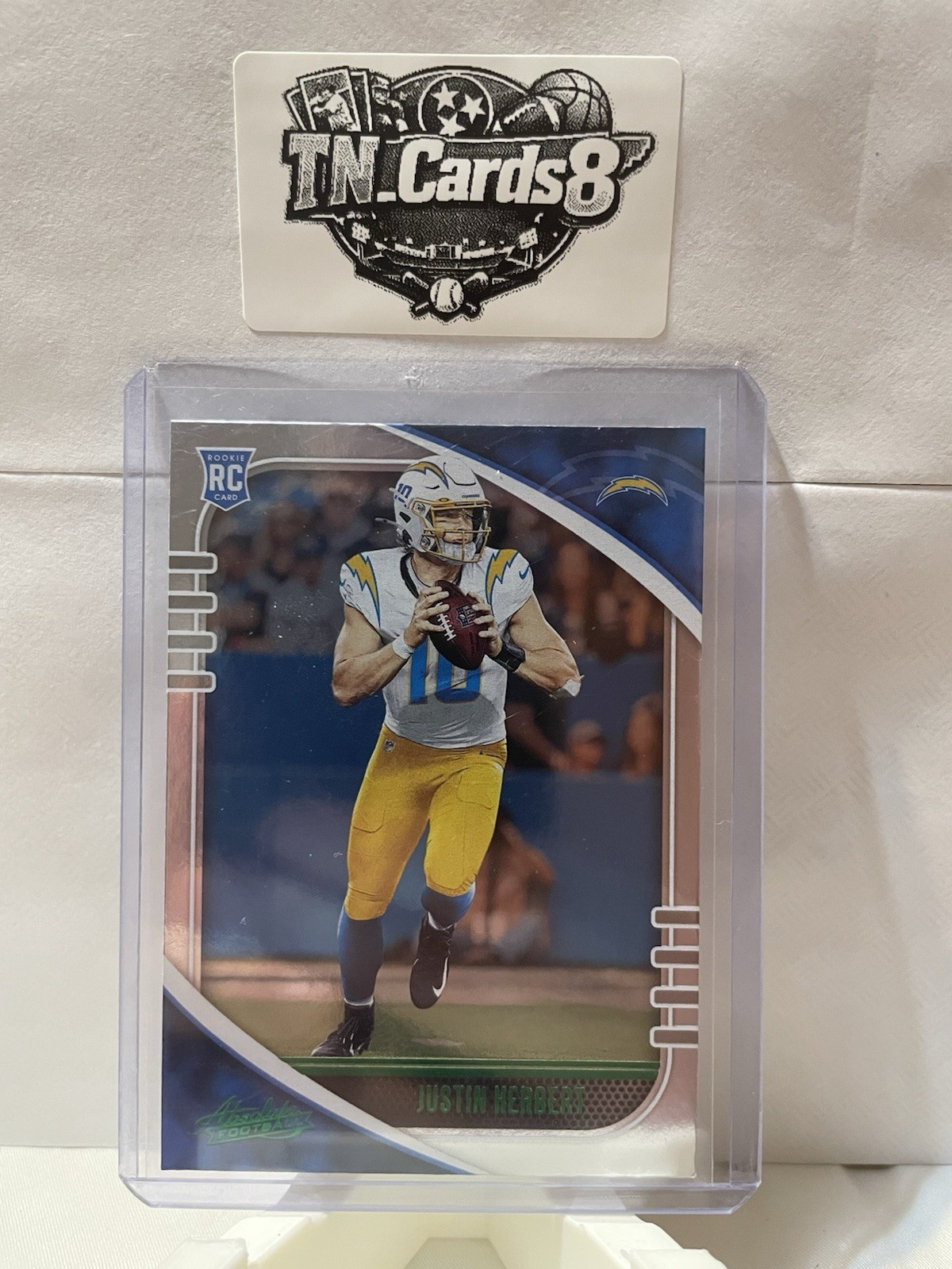 Panini Absolute Football 2020 Justin Herbert Chargers Rookie Card #167