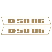 Deutz D5006 Gold Bis 1974 Schlepper Traktor Aufkleber Klebefolie Klein Schmal