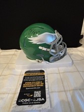 QUINYON MITCHELL Signed Autographed Football Philadelphia Eagles Mini Helmet JSA