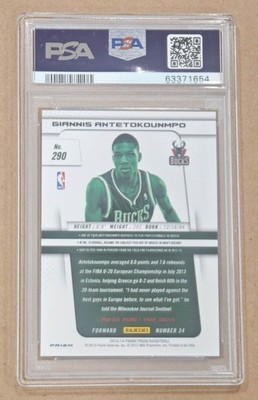 2013-14 Prizm #290 Silver RC Rookie Giannis Antetokounmpo Psa 9 | eBay