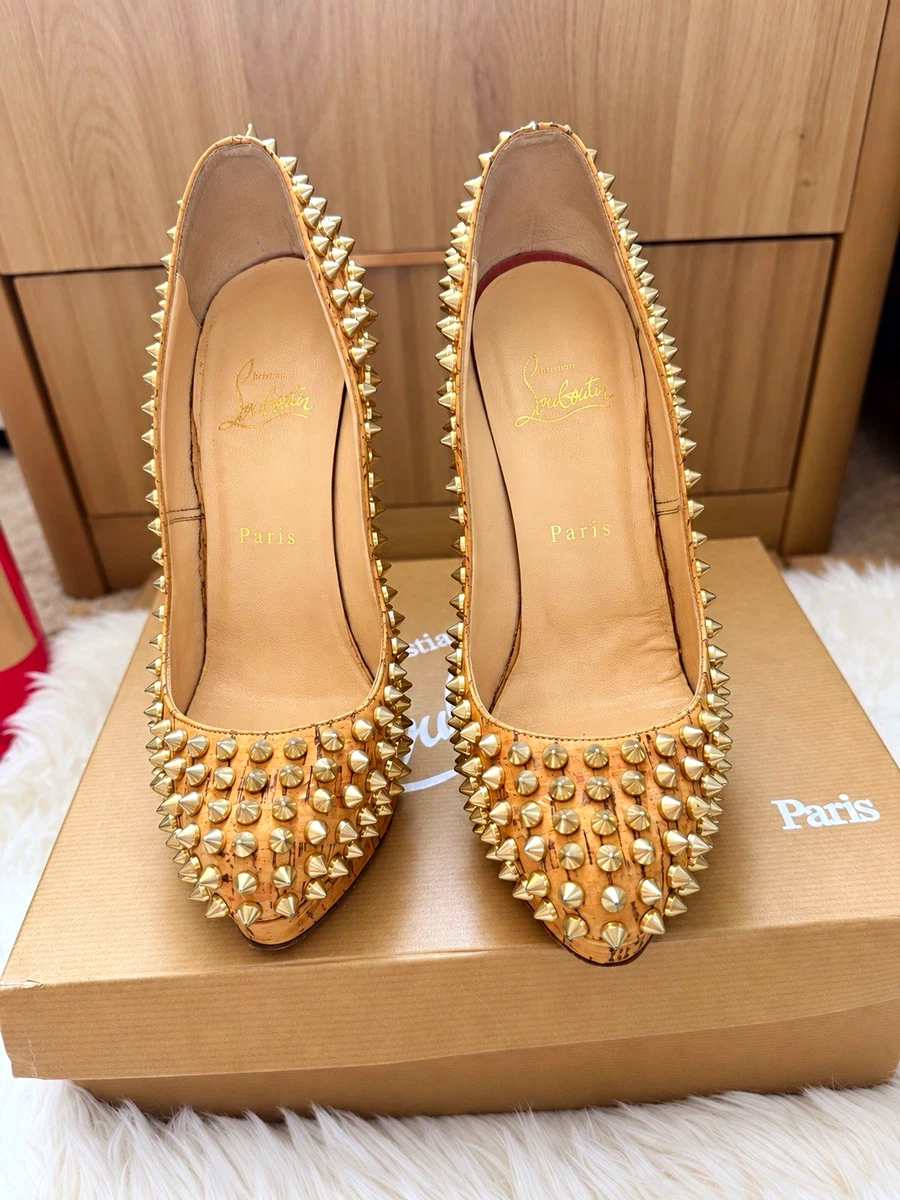Christian Louboutin Women's Gold Spikes for sale - eBay
